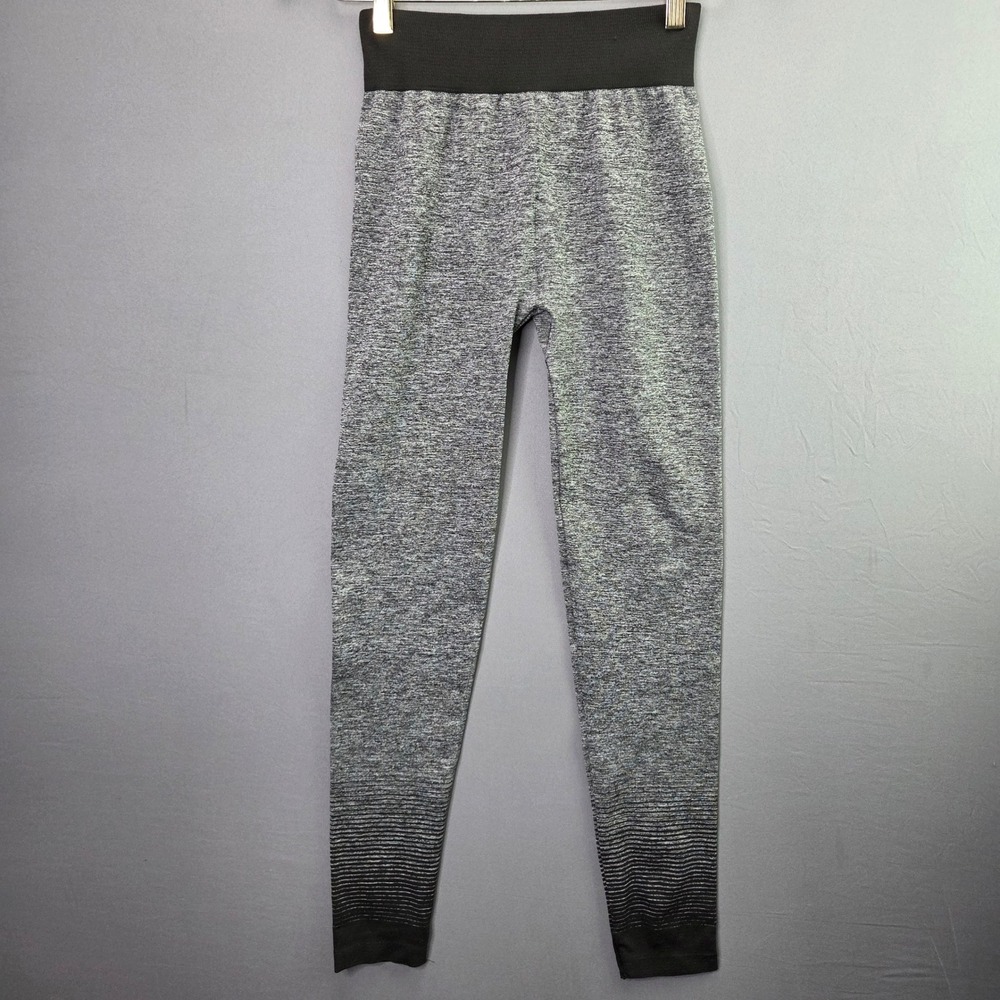 Jvini Leggings Space Dye Seamless High Waist Gray One Size Athletic Yoga Pants